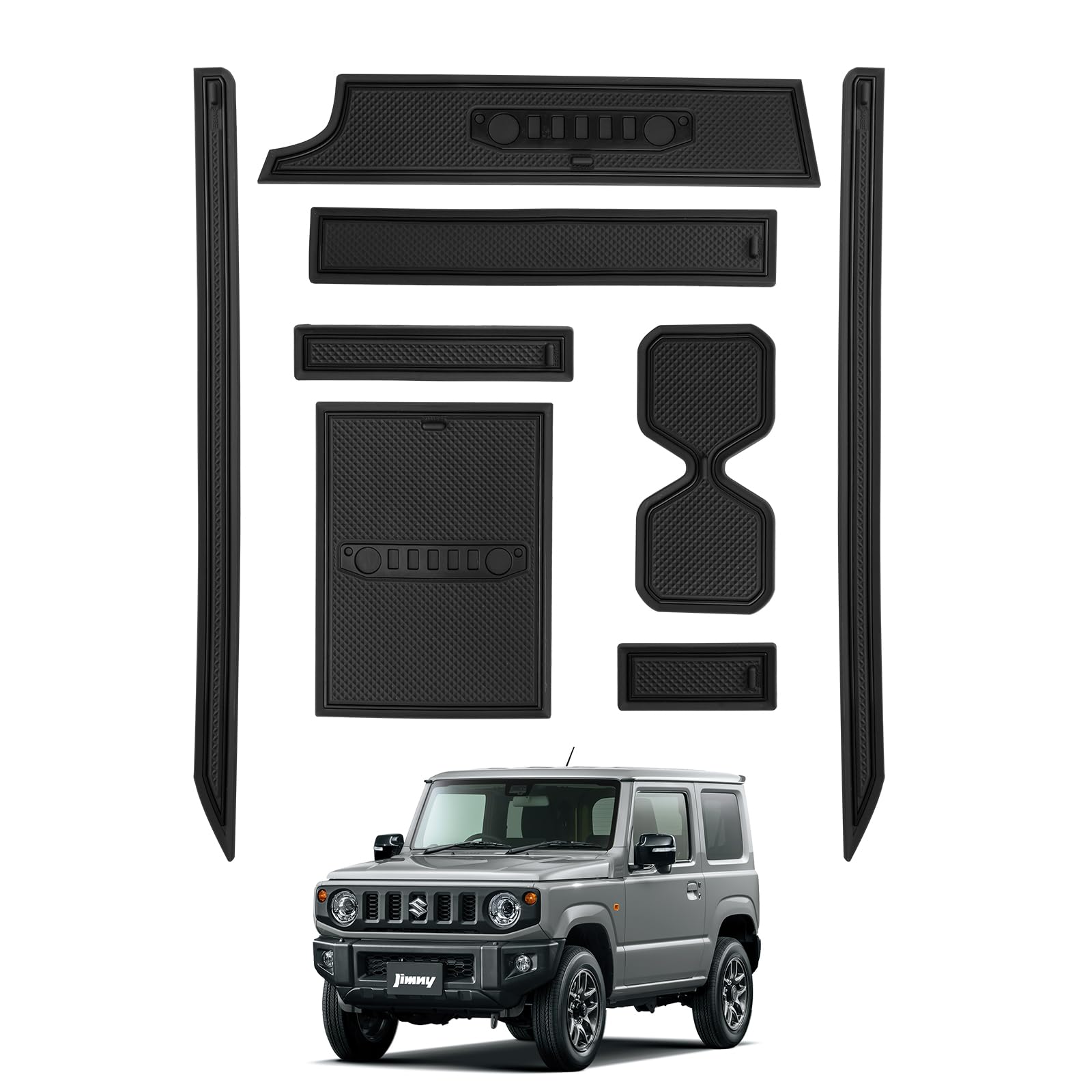 ジムニー　ラグ　滑り止め付き　インテリア Amazon | LANGBEAN スズキ ジムニー JB64W JB74W 専用 インテリア